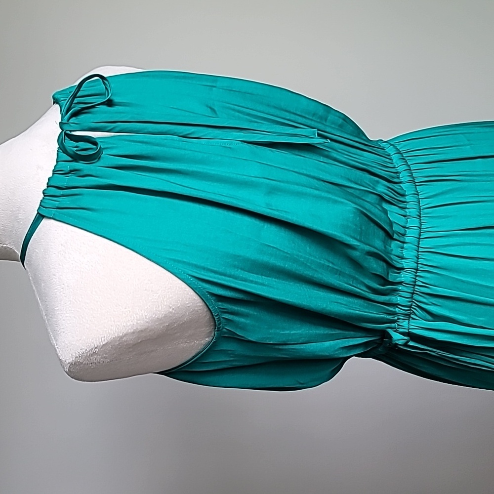 Loft Ann Taylor Women's Long Dress in Teal Color, Size S - Picture 5 of 10